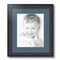 ArtToFrames 12x14" Matted Picture Frame with 8x10" Single Mat Photo Opening Framed in 1.25" Black and 2" Mat (FWM-4083-12x14)
